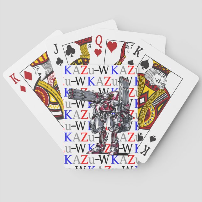 BARAJA DE CARTAS 作品番号00010　「高出力荷粒子砲3連装2基装備の砲兵機」 (Reverso)