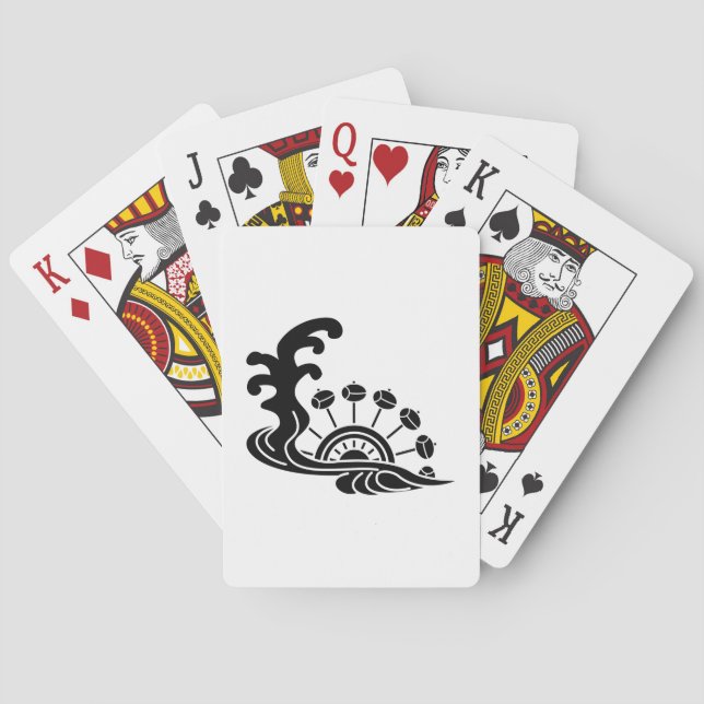 BARAJA DE CARTAS 水に水車 (Reverso)