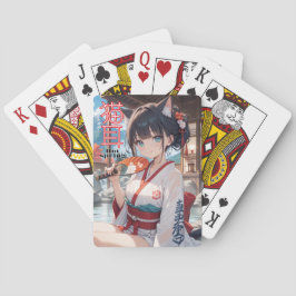 BARAJA DE CARTAS 温泉に入る猫耳娘