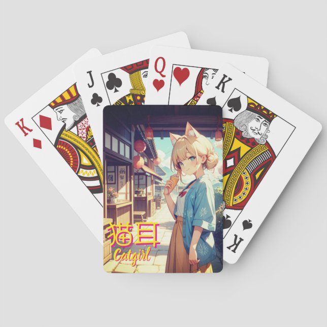 BARAJA DE CARTAS 猫耳の夏旅 (Reverso)