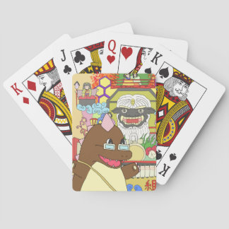 BARAJA DE CARTAS 道の駅くじ やませ土風館オリジナルキャラクターどっふぅくん お祭りトランプ