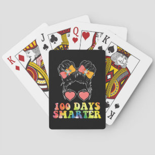 Baraja De Cartas 100 días Chicas más inteligentes desordenados Escu