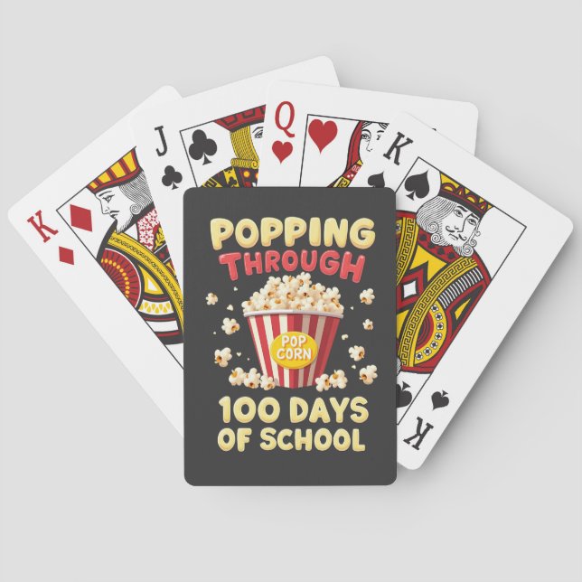 Baraja De Cartas 100 días de escuela (Reverso)