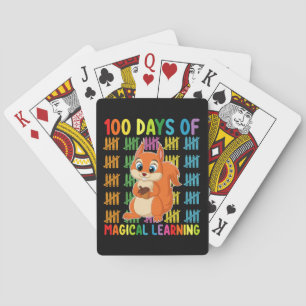 Baraja De Cartas 100 Días De Escuela De Aprendizaje Mágico