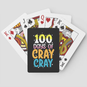 Baraja De Cartas 100 días de frío en la escuela