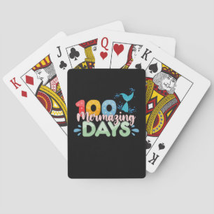Baraja De Cartas 100 días de fusión 100 días de sirena escolar