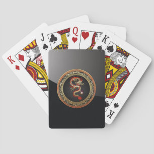 Baraja De Cartas [100] Dragón chino de oro Fucanglong