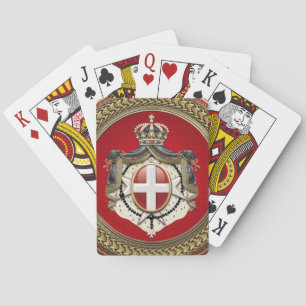 Baraja De Cartas [100] Orden de Malta - Escudo de armas SMOM
