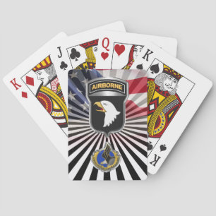 Baraja De Cartas 101ª División Aérea Rakkasans Parche