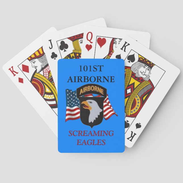 Baraja De Cartas 101ª TARJETA DE JUEGO DE ÁguiLAS DE GRÁFICO AÉREO (Reverso)