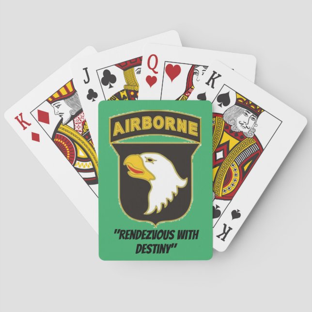 Baraja De Cartas 101ª tarjeta de retransmisión aérea (Reverso)