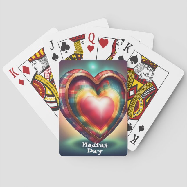 Baraja De Cartas 10ème éd. du Madras Day - Edition limitée  (Reverso)