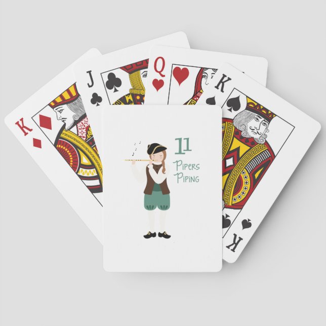 Baraja De Cartas 11 tuberías de tuberías (Reverso)