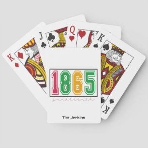 Baraja De Cartas 12 de junio personalizado - Historia negra