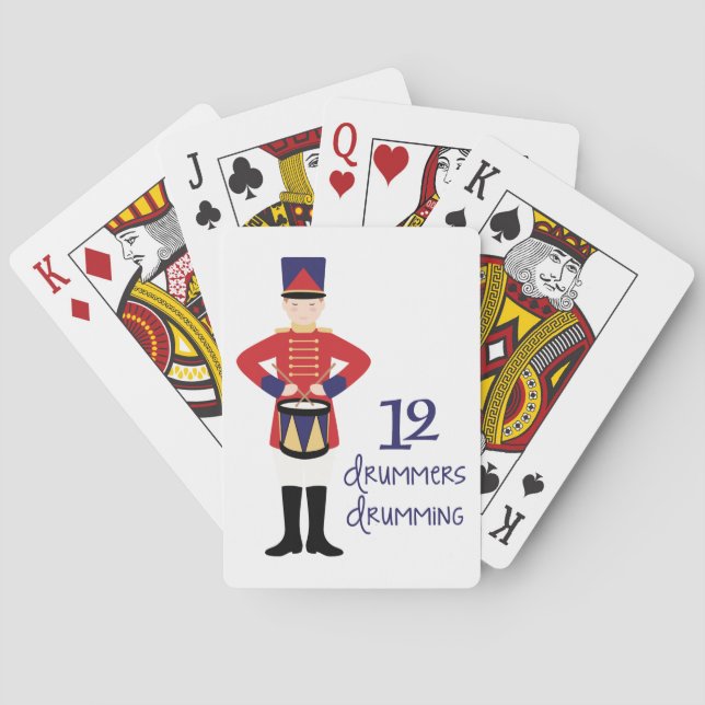 Baraja De Cartas 12 Tambores (Reverso)