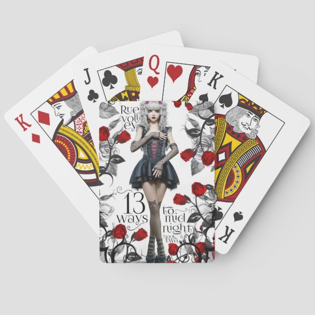 Baraja De Cartas 13 maneras a las tarjetas que juegan del libro dos (Reverso)