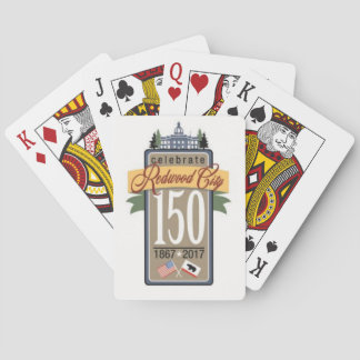 Baraja De Cartas 150o aniversario de Redwood City