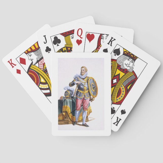 Baraja De Cartas 1546-92) duques de Alessandro Farnese (de Parma de (Reverso)