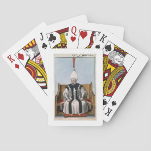 Baraja De Cartas 1717-74) sultanes de Mustapha III (1757-74, 'de un