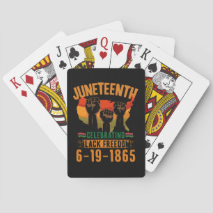Baraja De Cartas 18 de junio celebrando la libertad de los negros 1