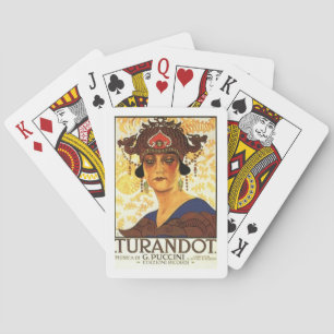 Baraja De Cartas 1926 Poster - Turandot de Puccini
