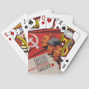 Baraja De Cartas 1937) posters del _Propaganda del Partido
