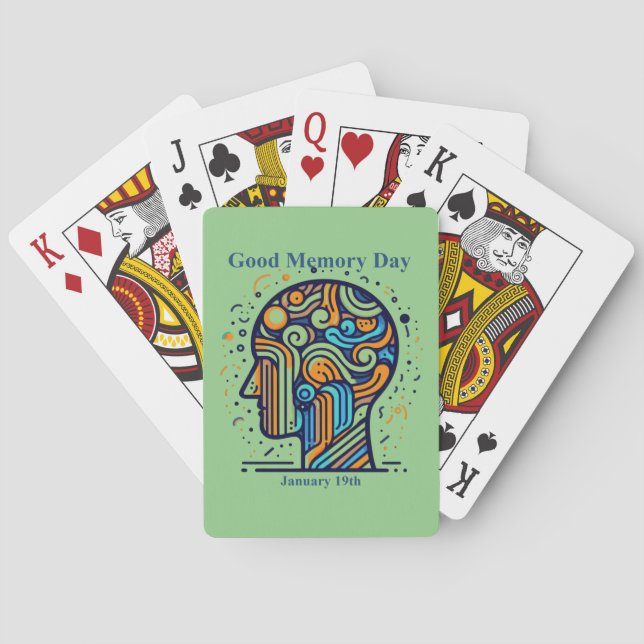 Baraja De Cartas 19 ene. - Día de la Buena Memoria (Reverso)