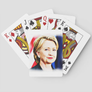 Baraja De Cartas 1.ª Presidenta Hillary Clinton 2016_
