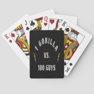 Baraja De Cartas 1 Gorila vs. 100 Hombres