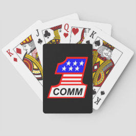 Baraja De Cartas 1r Comm "1" del combate logotipo