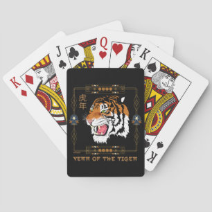 Baraja De Cartas 2022 AÑO DEL regalo de Año Nuevo TIGER chino