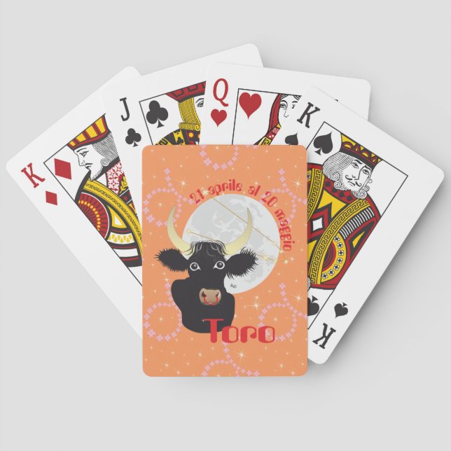Baraja De Cartas 21 al 20 Giochi Aprile maggio di Toro carte (Reverso)