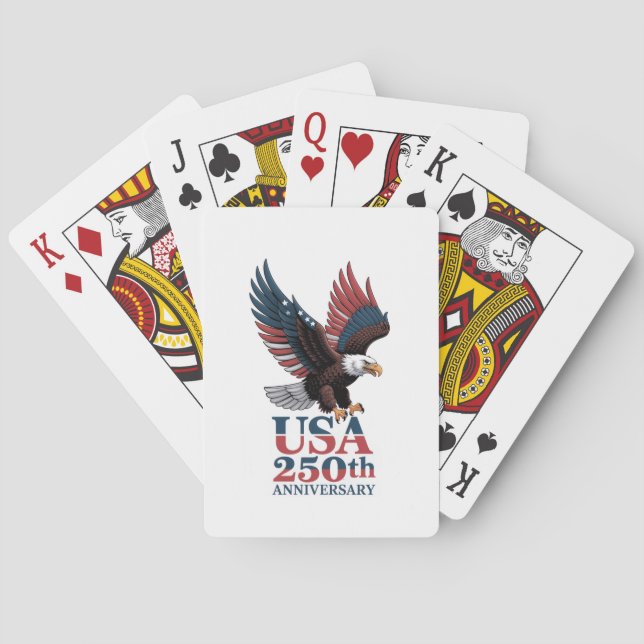 Baraja De Cartas 250º Aniversario de EE. UU. (Reverso)