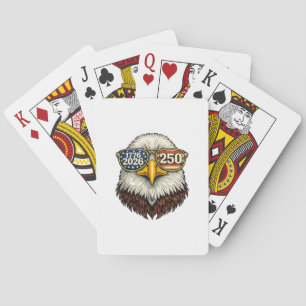 Baraja De Cartas 250 Aniversario EE. UU. 1776-2026 Águila Calva Pat