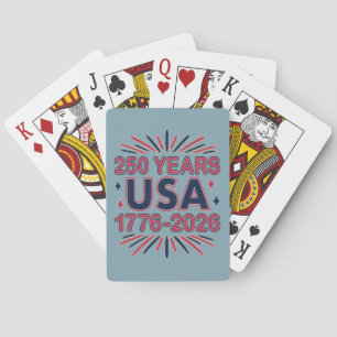 Baraja De Cartas 250 años EE.UU.   1776-2026 Semiquincentenario