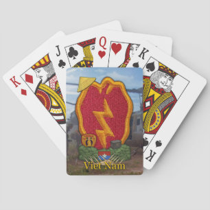 Baraja De Cartas 25.ª División de Infantería Parche Tarjetas de póq