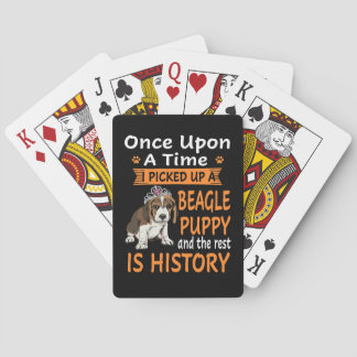 Baraja De Cartas 29 Una A Tiempo Beagle Puppy