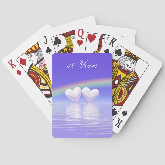 Baraja De Cartas 30° Aniversario de Pearl Hearts (Reverso)
