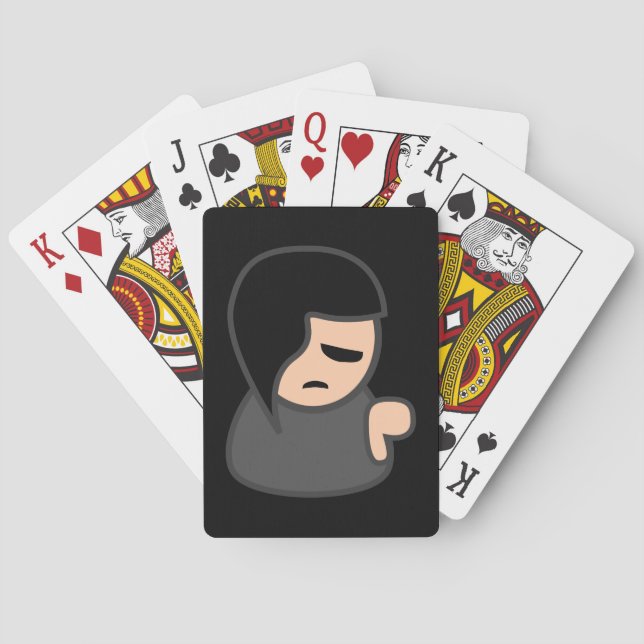 BARAJA DE CARTAS 36578 ACTITUD DEL PERSONALIZADO DE EMO (Reverso)