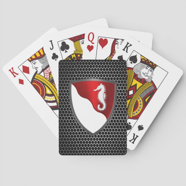 Baraja De Cartas 36.ª brigada de ingenieros "asaltada" (Reverso)