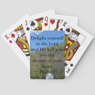 Baraja De Cartas 37:4 del salmo