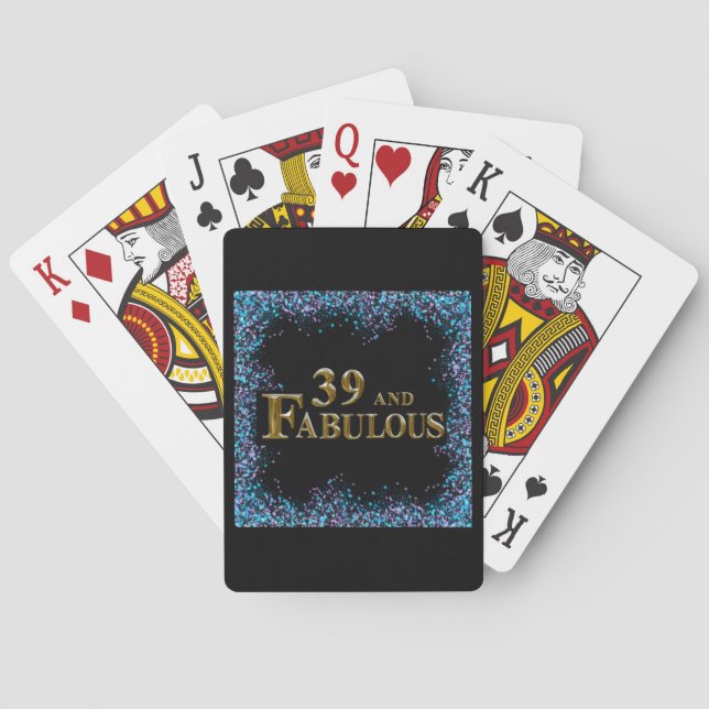 Baraja De Cartas 39 cumpleaños (Reverso)