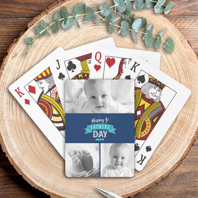 Baraja De Cartas 3.ᵉʳ Personalizado moderno del Día del Padre (Subido por el creador)