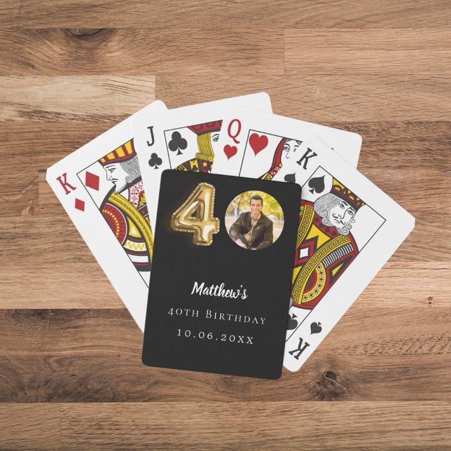Baraja De Cartas 40.ª foto de oro negro (Subido por el creador)