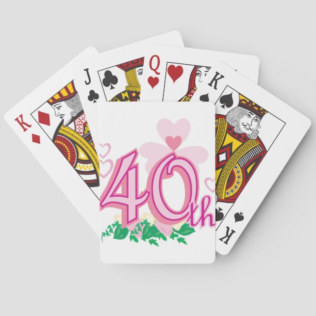 Baraja De Cartas 40.o aniversario (Reverso)