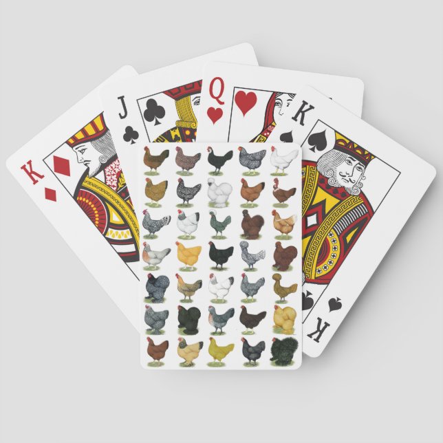Baraja De Cartas 49 gallinas (Reverso)