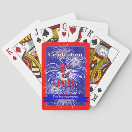 Baraja De Cartas 4to de la celebración de los fuegos artificiales