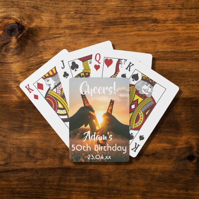 Baraja De Cartas 50.ª fiesta de cumpleaños para los hombres anima l (Subido por el creador)