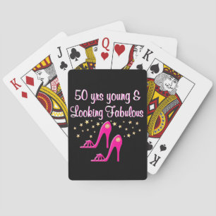 BARAJA DE CARTAS 50 Y FABULOSA REINA DE ZAPATOS