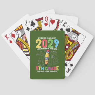 Baraja De Cartas 5.ª Maestría 5.º Grado durante una carrera global